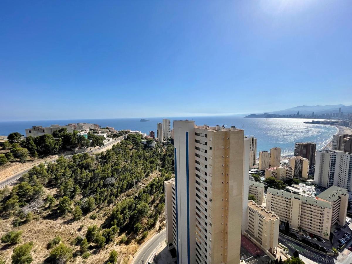 Lujoso Apartamento con vistas al mar en Mirador del Mediterráneo - Gestaltur Benidorm Exterior foto