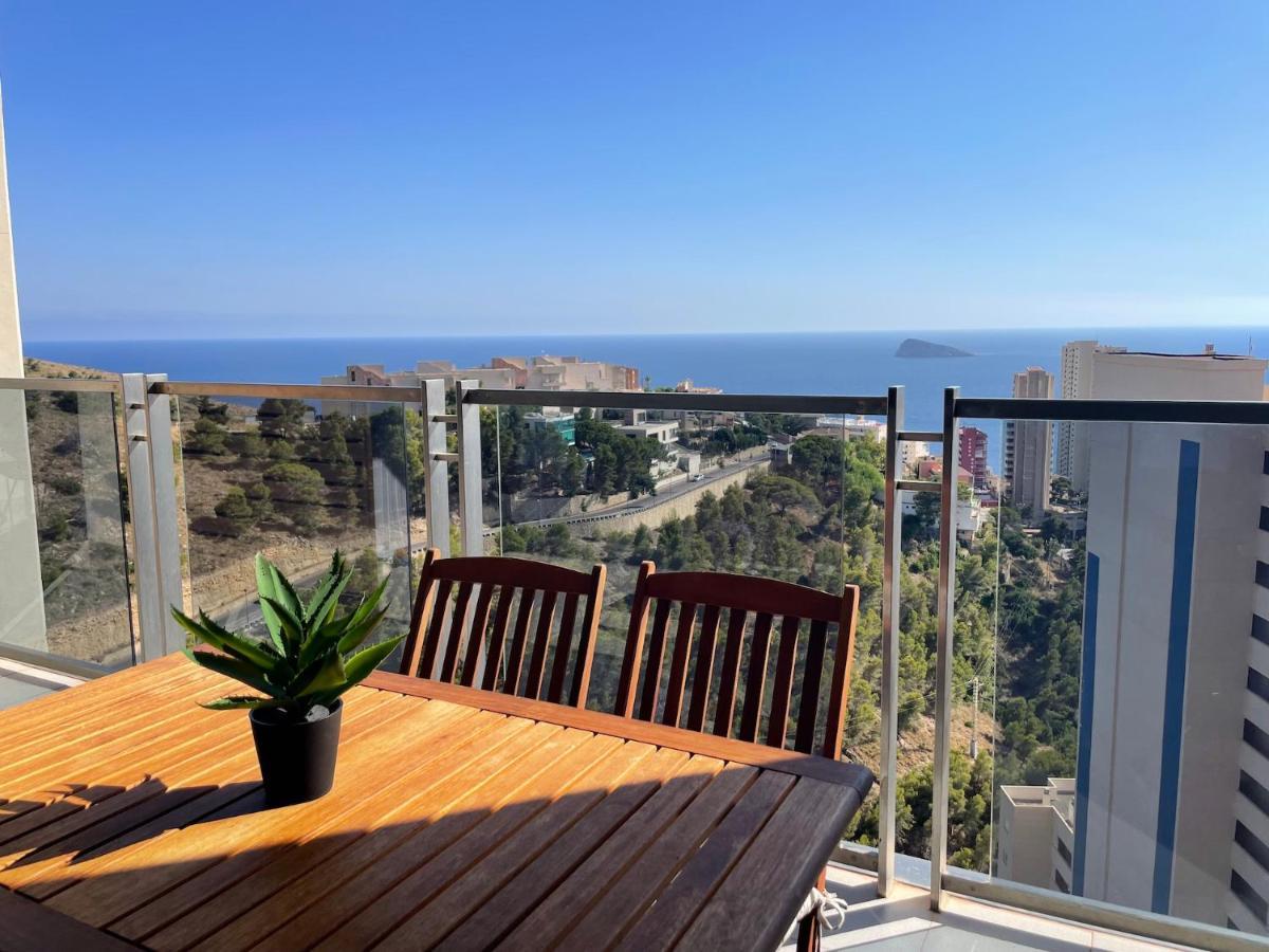 Lujoso Apartamento con vistas al mar en Mirador del Mediterráneo - Gestaltur Benidorm Exterior foto