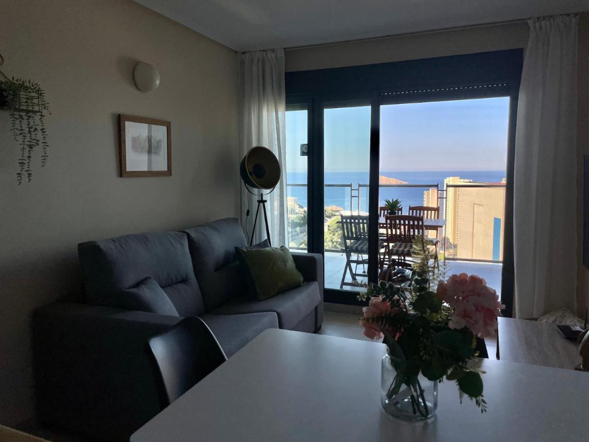 Lujoso Apartamento con vistas al mar en Mirador del Mediterráneo - Gestaltur Benidorm Exterior foto