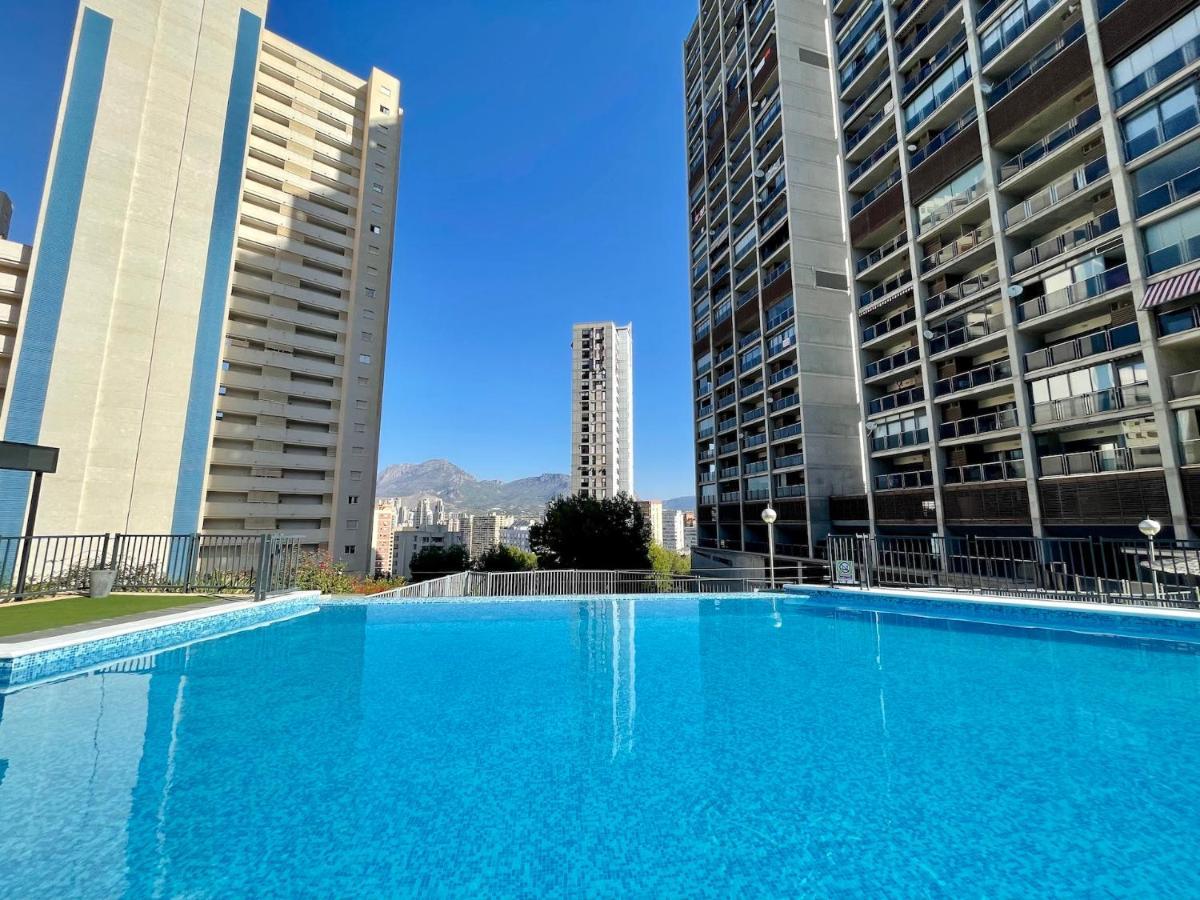 Lujoso Apartamento con vistas al mar en Mirador del Mediterráneo - Gestaltur Benidorm Exterior foto