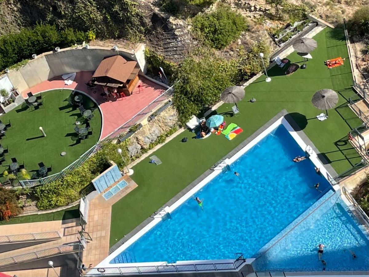 Lujoso Apartamento con vistas al mar en Mirador del Mediterráneo - Gestaltur Benidorm Exterior foto