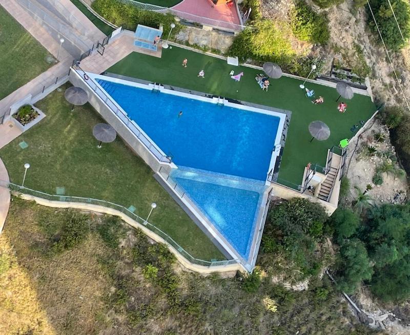 Lujoso Apartamento con vistas al mar en Mirador del Mediterráneo - Gestaltur Benidorm Exterior foto