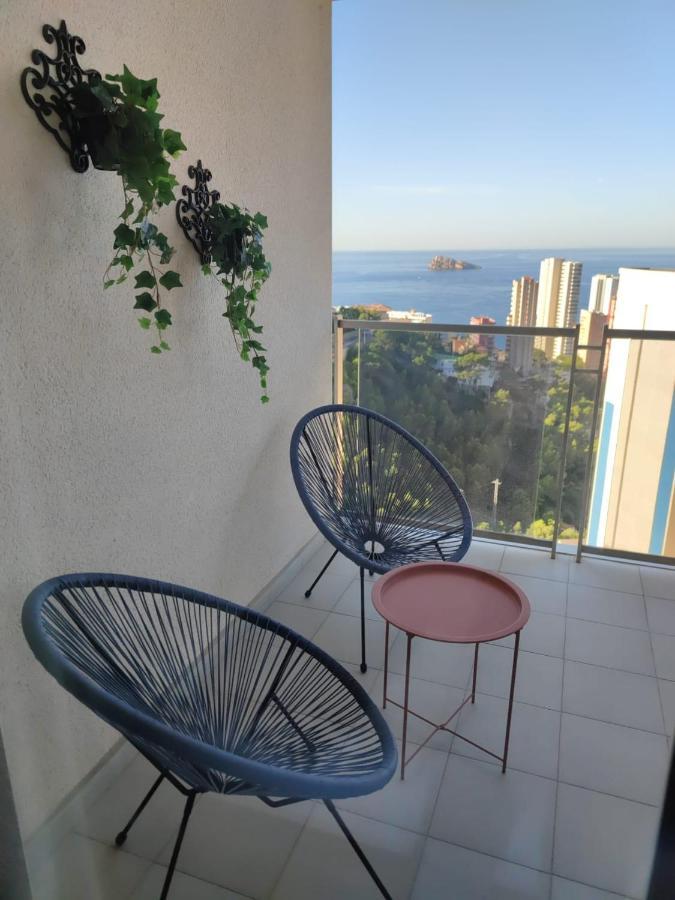 Lujoso Apartamento con vistas al mar en Mirador del Mediterráneo - Gestaltur Benidorm Exterior foto