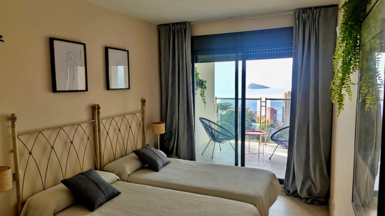 Lujoso Apartamento con vistas al mar en Mirador del Mediterráneo - Gestaltur Benidorm Exterior foto